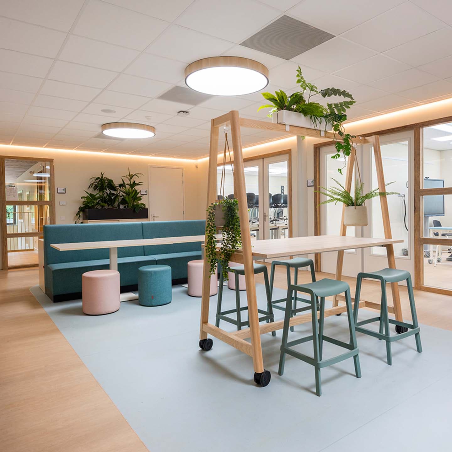 Genoeg plek om te werken en uit te rusten